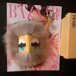 Fendi fur keychain
